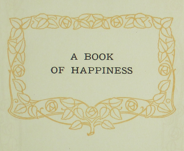 A book of happiness (Wikimedia Commons)