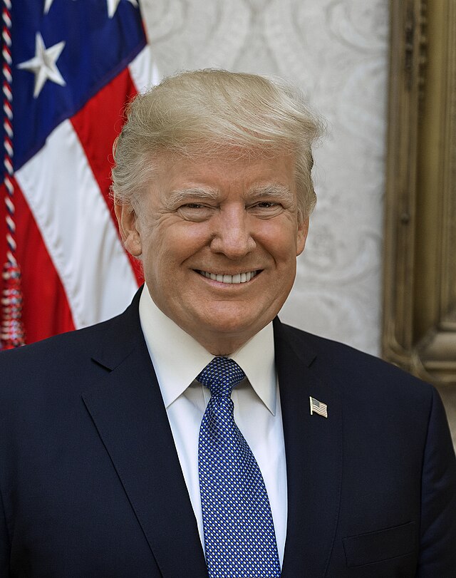 トランプ米大統領　Wikimedia