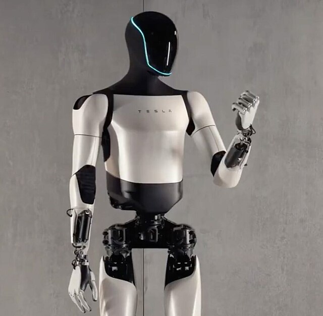 Tesla Optimus Gen-2 Humanoid robot (Wikimedia Commons)