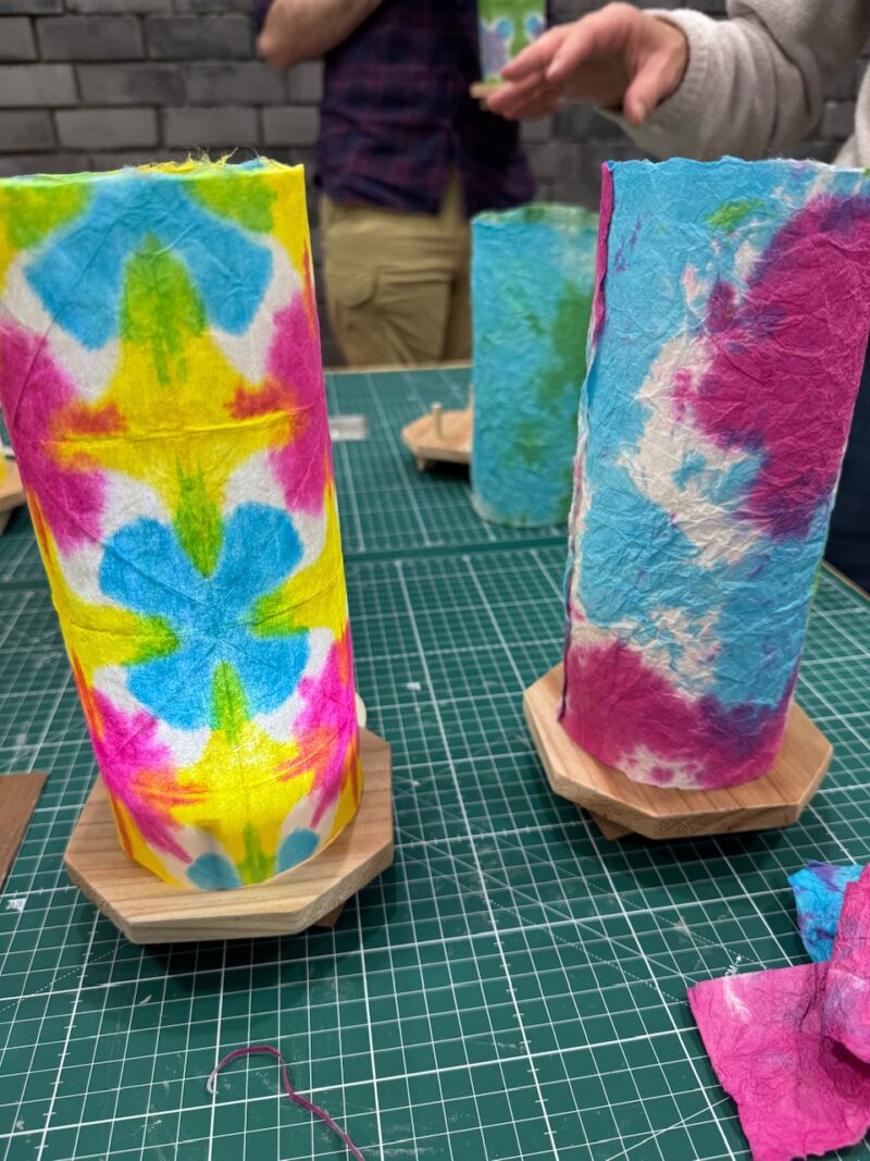 小川和紙の行燈　made by myself