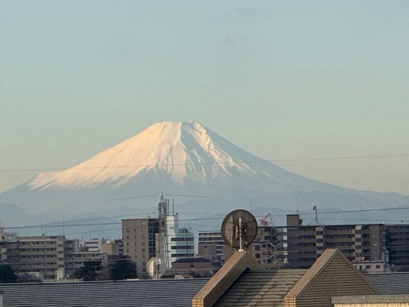 自宅から見える元日の富士山 keiryusai.net