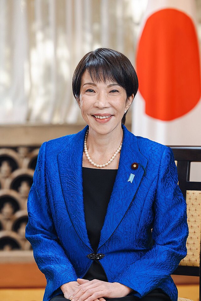 高市首相（本文とは関係ありません）（出典 Wikimedia commons）