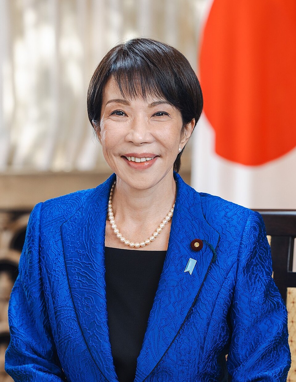 高市早苗首相（出典 Wikimedia commons）