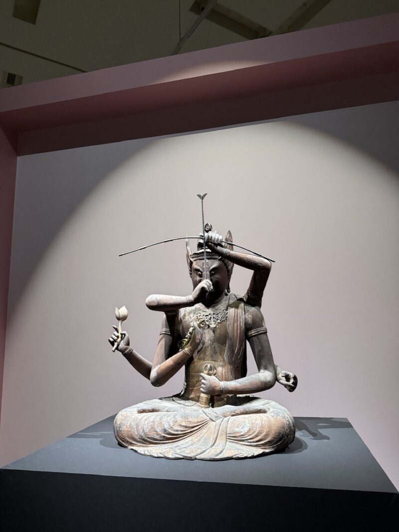 「空海と真言の名宝」展 愛染明王坐像(東博 平成館)keiryusai.net